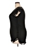 Love 100% Polyester Black Short Sleeve Top Size XS - photo 5