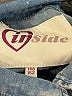 Inside 100% Baumwolle Blue Long Sleeve Button-Down Shirt Size 11 - photo 3