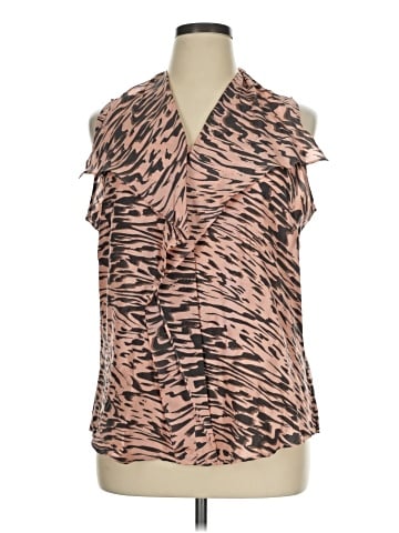 CAbi Sleeveless Silk Top (view 1)