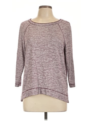 Ann Taylor LOFT 3/4 Sleeve T-Shirt (view 1)