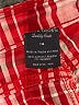 Faded Glory Plaid Red Shorts Size 14 - photo 4