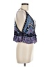 Free People 100% Viscose Blue Sleeveless Blouse Size M - photo 4