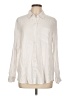 Gap Chevron-herringbone Ivory Long Sleeve Button-Down Shirt Size L - photo 1