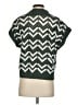 Varley 100% Cotton Chevron-herringbone Green Cardigan Size XS - photo 2