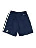Adidas 100% Polyester Stripes Blue Athletic Shorts Size S (kids) - photo 2