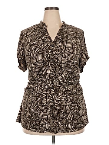 Lane Bryant Short Sleeve Blouse (view 1)