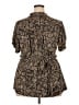 Lane Bryant Brown Short Sleeve Blouse Size 18 - 20 Plus - photo 2