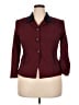 Silhouette 100% Polyester Burgundy Blazer Size XXL - photo 1