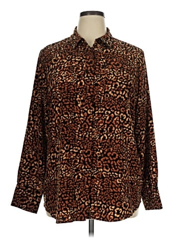 Nine West Long Sleeve Blouse (view 1)