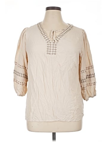 I.N. Studio 3/4 Sleeve Blouse (view 1)