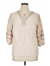 I.N. Studio 100% Rayon Ivory 3/4 Sleeve Blouse Size 1X - photo 1
