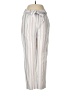 Express Stripes White Casual Pants Size 6 - photo 1