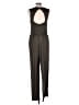 Very J Solid Gray Jumpsuit Size L - photo 2