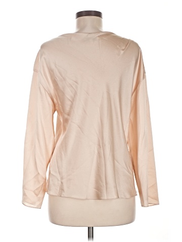 Vince. Long Sleeve Silk Top (view 2)