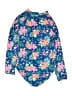 Unbranded Tropical Blue Rash Guard Size 13 - photo 2