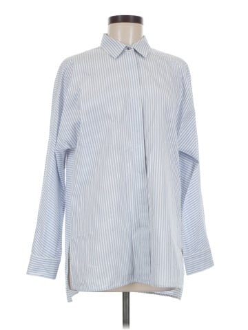 Lafayette 148 New York Long Sleeve Button-Down Shirt (view 1)