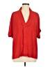 MICHAEL Michael Kors Red Short Sleeve Blouse Size M - photo 1