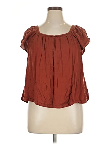 Mossimo Supply Co. Short Sleeve Blouse (view 1)