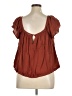 Mossimo Supply Co. Brown Short Sleeve Blouse Size XL - photo 2