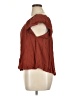 Mossimo Supply Co. Brown Short Sleeve Blouse Size XL - photo 5
