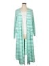 Lularoe Stripes Green Cardigan Size XL - photo 1