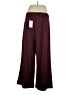H By Halston 100% Polyester Solid Burgundy Casual Pants Size XL - photo 2