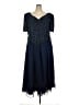 Scala 100% Silk Blue Cocktail Dress Size 2X (estimated) - photo 1
