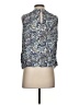 MNG 100% Viscose Paisley Gray Sleeveless Blouse Size S - photo 2