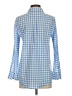 Vineyard Vines Checkered-gingham Blue Long Sleeve Button-Down Shirt Size 0 - photo 2