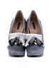 Longchamp 100% Leather Gray Wedges Size EU 38 - photo 2