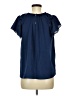 CeCe 100% Polyester Blue Short Sleeve Blouse Size M - photo 2