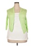 Torrid Green Cardigan Size 2X Plus (2) - photo 1