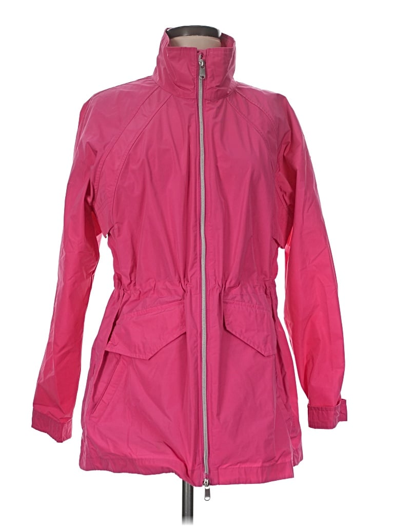 Pre-owned Athleta Raincoat In Pink