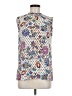Ann Taylor LOFT 100% Rayon White Sleeveless Blouse Size M - photo 1