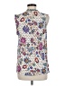 Ann Taylor LOFT 100% Rayon White Sleeveless Blouse Size M - photo 2