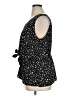 West Kei 100% Polyester Black Sleeveless Blouse Size XL - photo 5