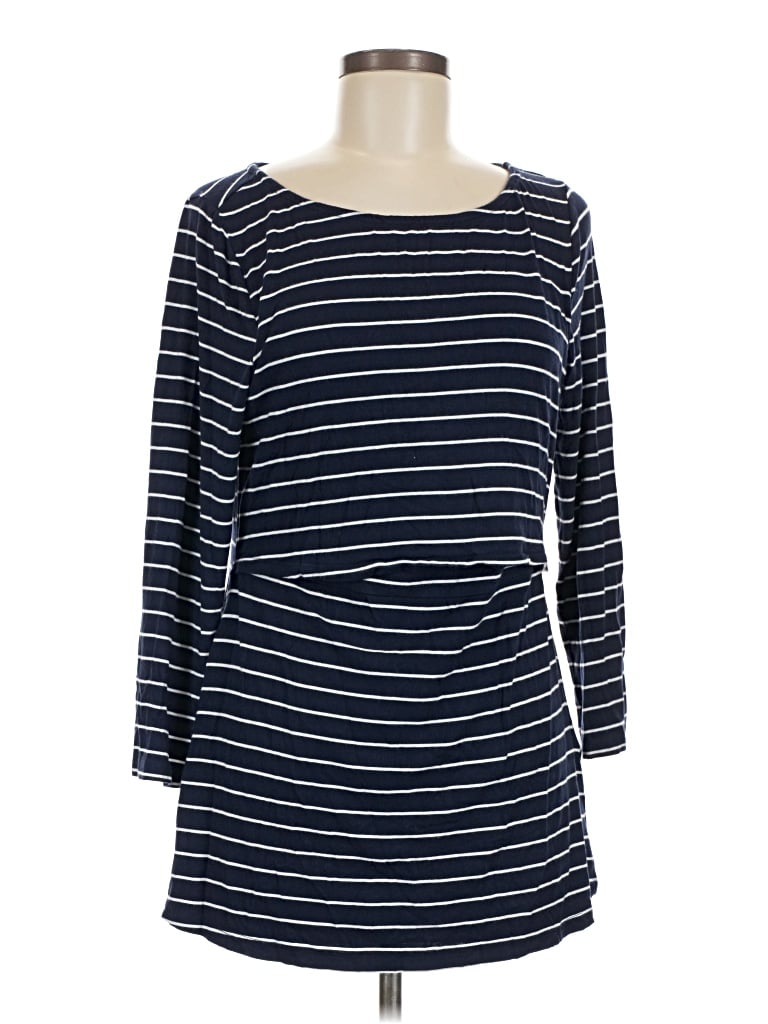 Pre-owned Gap Body Casual Dress In Blue