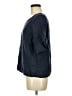 Elena Baldi 100% Linen Blue Short Sleeve Blouse Size M - photo 5