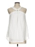 W by Worth 100% Polyester White Sleeveless Blouse Size 10 - photo 1