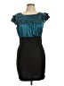 Bebop Teal Cocktail Dress Size L - photo 1