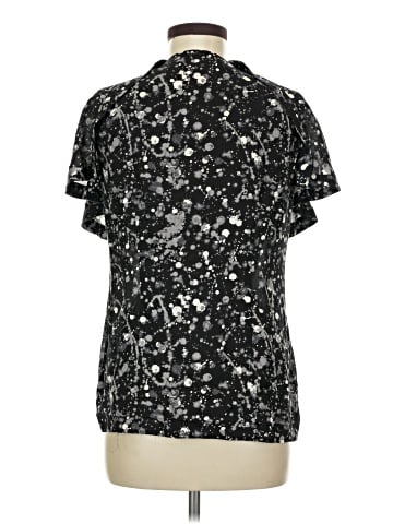 Tory Burch Short Sleeve Silk Top (view 2)