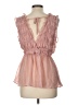 Torrid 100% Polyester Pink Sleeveless Blouse Size Lg Plus (0) - photo 2
