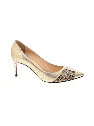 Christian Louboutin Leather Bareta 70mm heels/pumps (view 1)