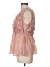 Torrid 100% Polyester Pink Sleeveless Blouse Size Lg Plus (0) - photo 5