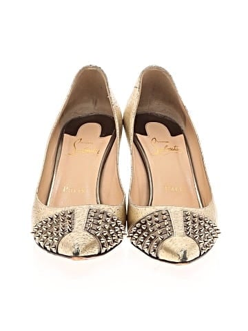 Christian Louboutin Leather Bareta 70mm heels/pumps (view 2)