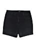 d.jeans Solid Black Denim Shorts Size 6 - photo 1