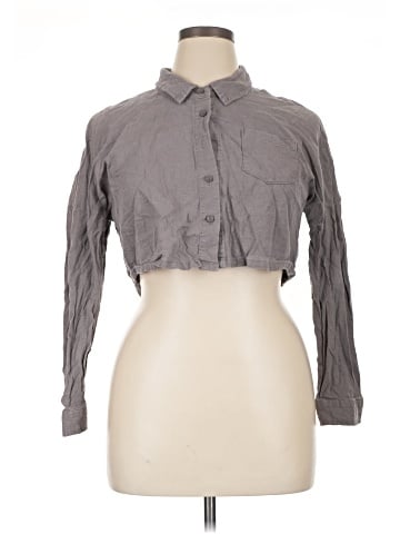Ci Sono 3/4 Sleeve Button-Down Shirt (view 1)