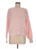 Abercrombie & Fitch 100% Polyester Chevron-herringbone Pink Pullover Sweater Size M - photo 1
