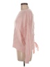 Abercrombie & Fitch 100% Polyester Chevron-herringbone Pink Pullover Sweater Size M - photo 5