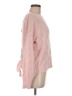Abercrombie & Fitch 100% Polyester Chevron-herringbone Pink Pullover Sweater Size M - photo 4